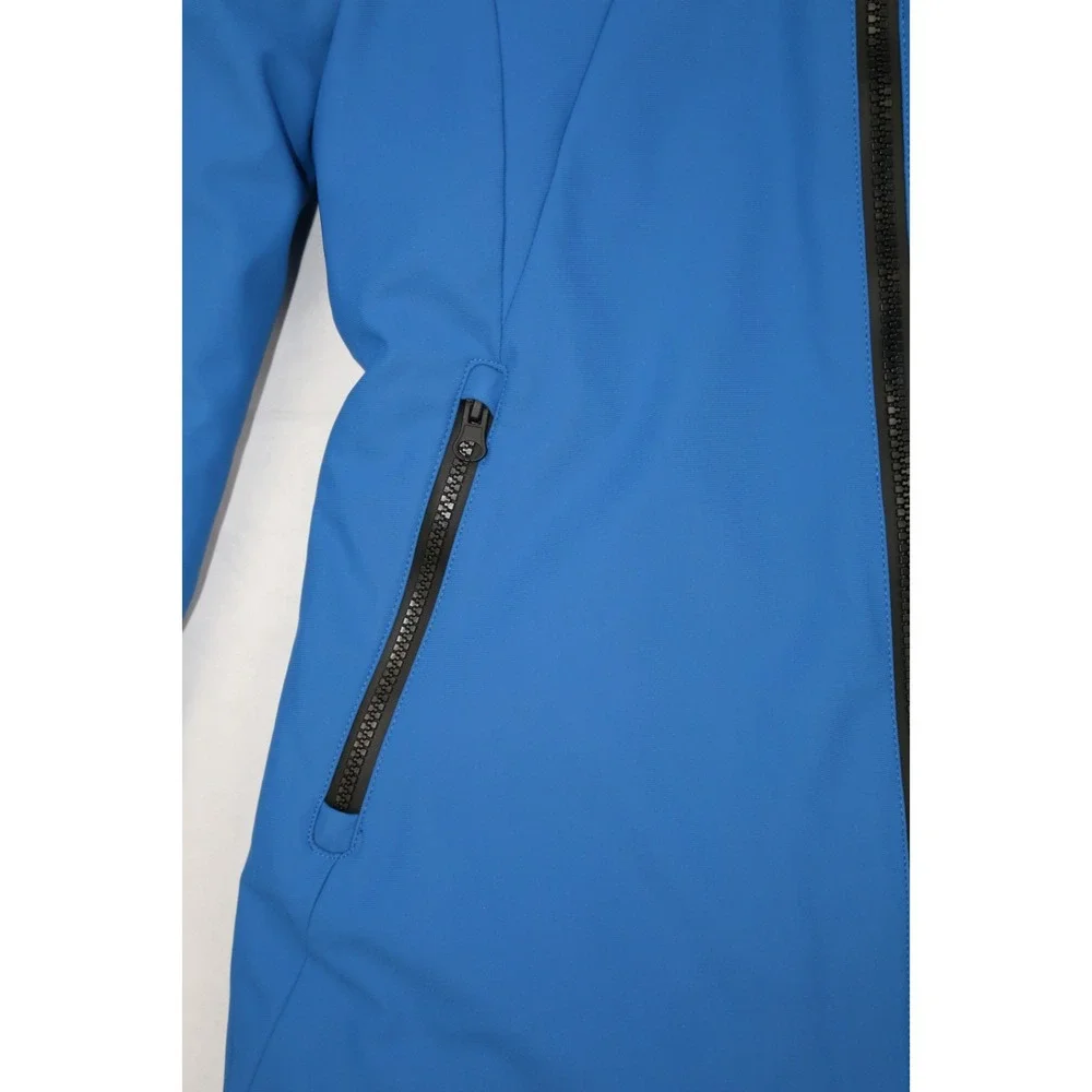 Save The Duck Womens Lexy17 Lila Plumtech Mid Jacket Blue Black Sz XS HeatRetain - Picture 3 of 16